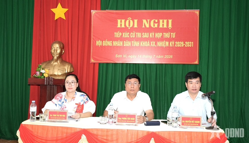HĐND tỉnh Tuyên Quang tiếp xúc cử tri tại xã biên giới Sơn Vĩ
